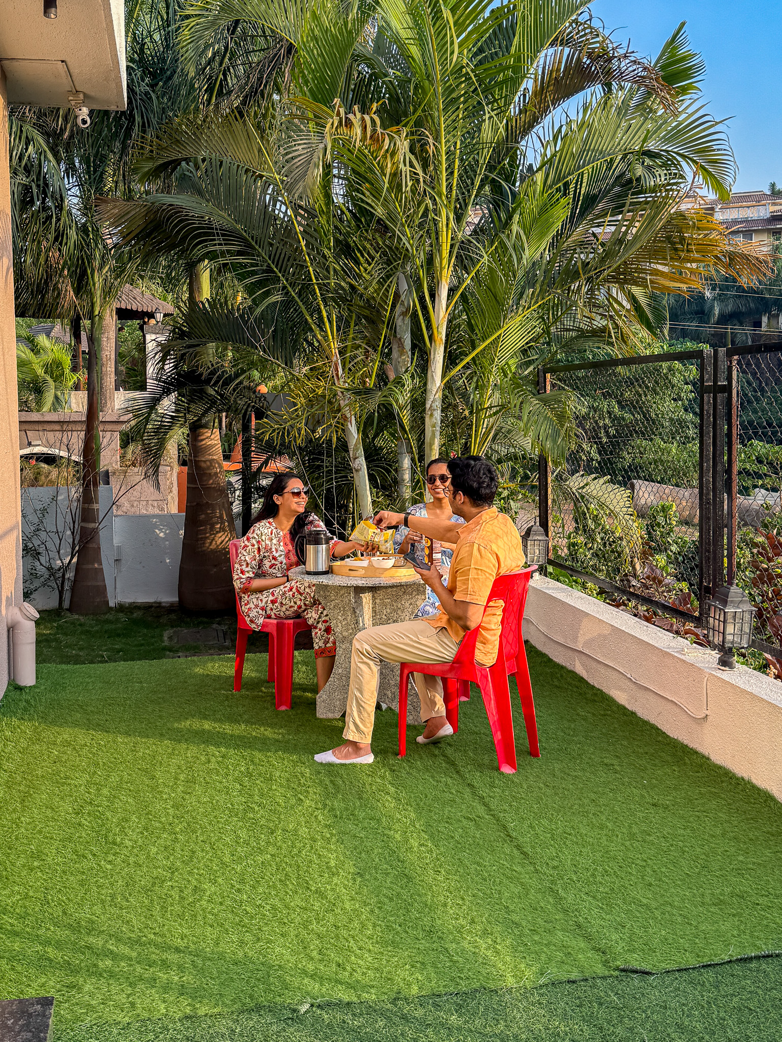 Poolside area